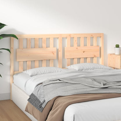 Testiera per Letto 155,5x4x100 cm in Legno Massello di Pino