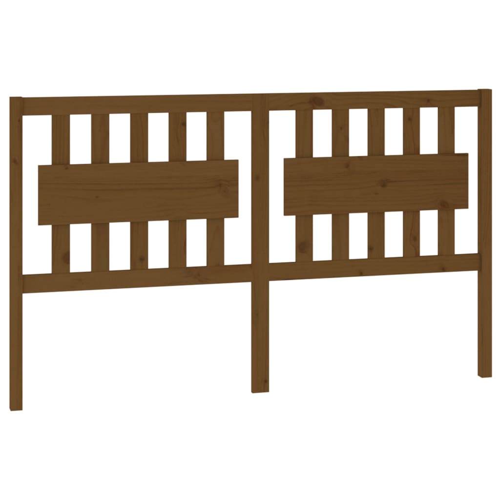 Testiera per Letto ambra 155,5x4x100 cm Legno Massello di Pino