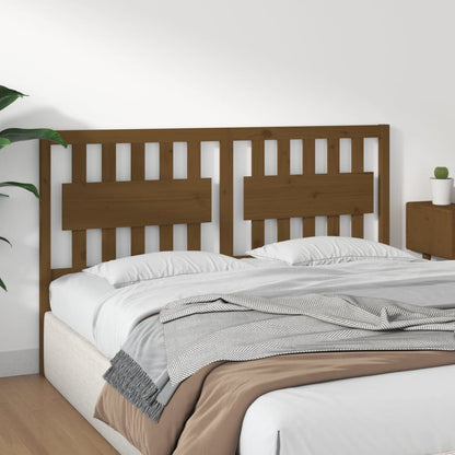 Testiera per Letto ambra 155,5x4x100 cm Legno Massello di Pino