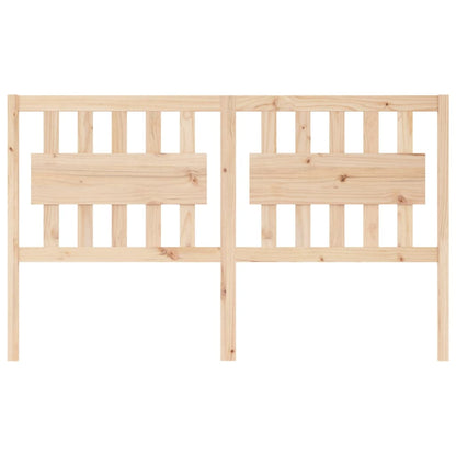Testiera per Letto 165,5x4x100 cm in Legno Massello di Pino