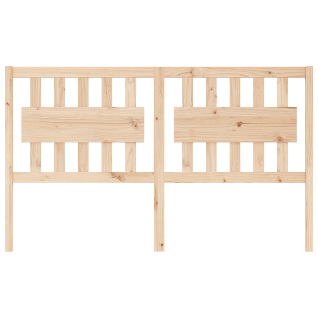 Testiera per Letto 165,5x4x100 cm in Legno Massello di Pino