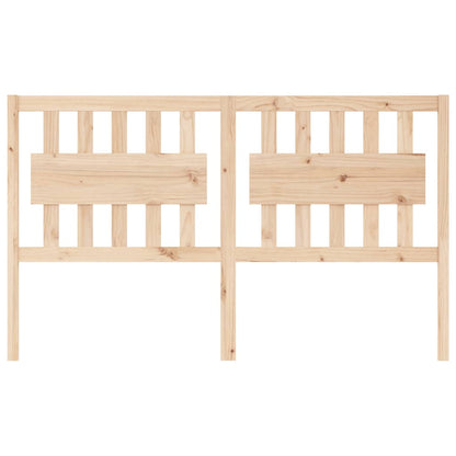Testiera per Letto 165,5x4x100 cm in Legno Massello di Pino