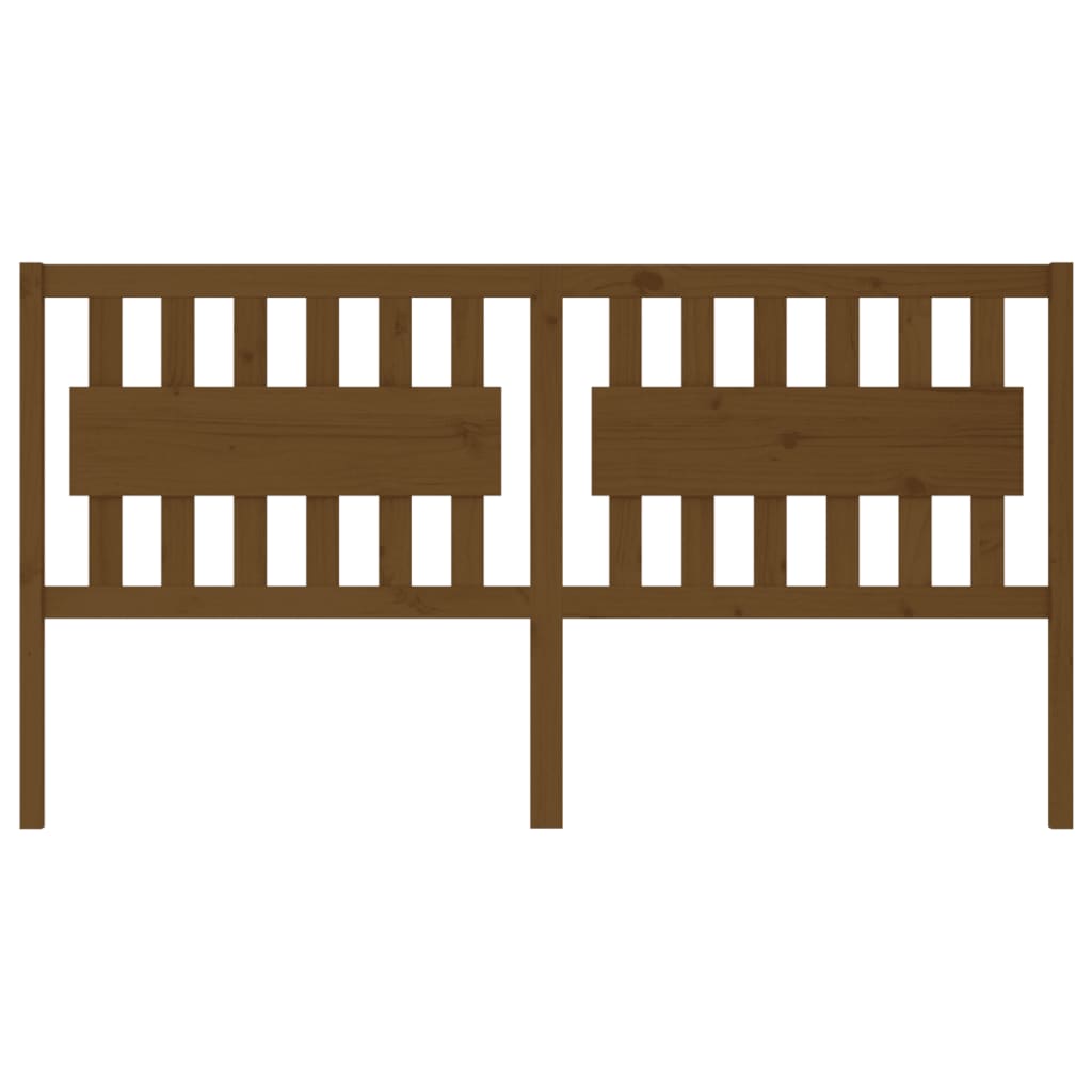 Testiera per Letto ambra 185,5x4x100 cm Legno Massello di Pino