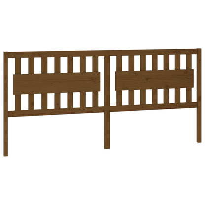Testiera per Letto ambra 205,5x4x100 cm Legno Massello di Pino