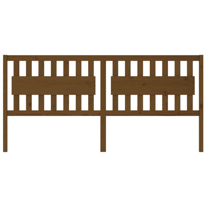 Testiera per Letto ambra 205,5x4x100 cm Legno Massello di Pino