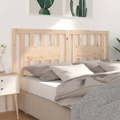 Testiera per Letto 166x4x100 cm in Legno Massello di Pino