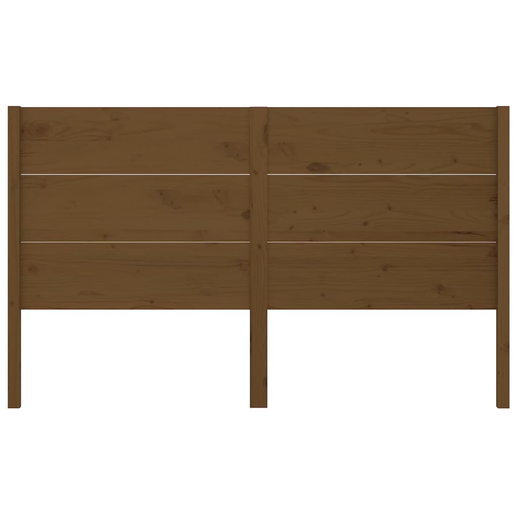 Testiera per Letto ambra 126x4x100 cm in Legno di Pino