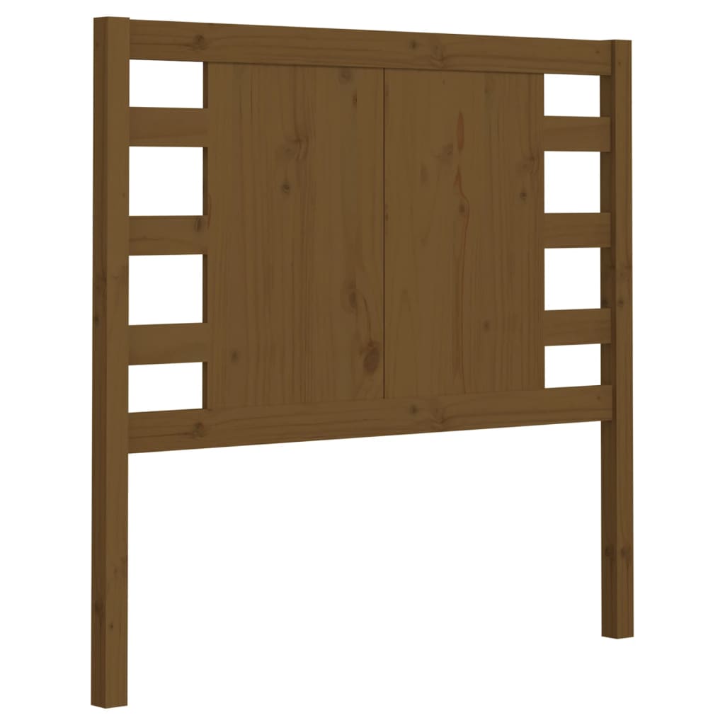 Testiera ambra 96x4x100 cm in Legno Massello di Pino