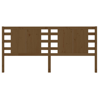 Testiera per Letto Marrone ambra 126x4x100 cm in Legno di Pino