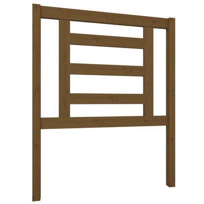 Testiera per Letto ambra 81x4x100 cm in Legno Massello di Pino