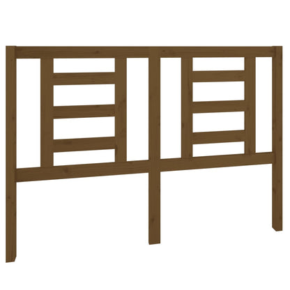 Testiera per Letto ambra 141x4x100 cm in Legno Massello di Pino