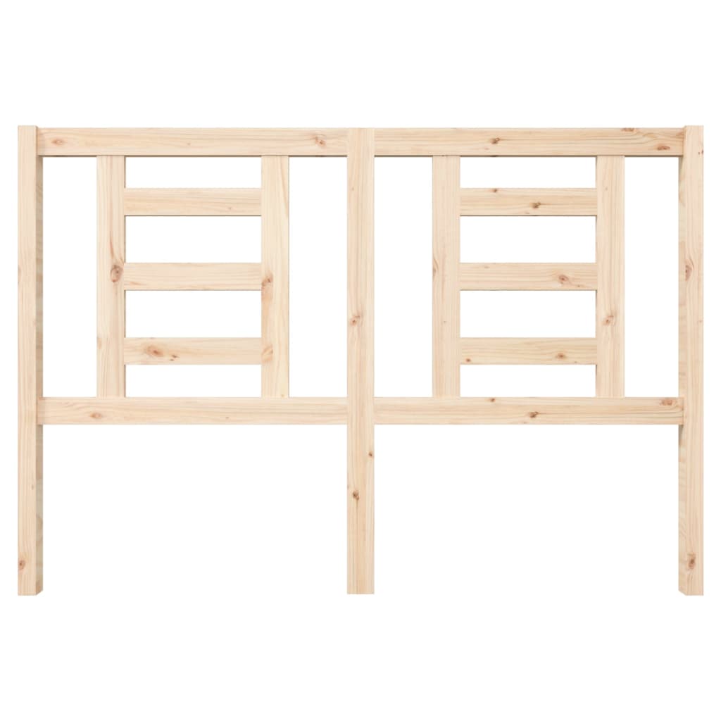 Testiera per Letto 146x4x100 cm in Legno Massello di Pino
