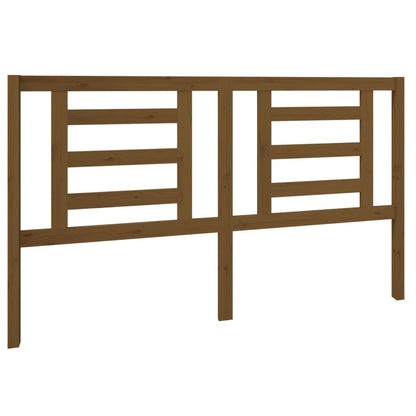 Testiera per Letto ambra 166x4x100 cm in Legno Massello di Pino