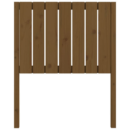Testiera per Letto ambra 80,5x4x100cm in Legno Massello di Pino