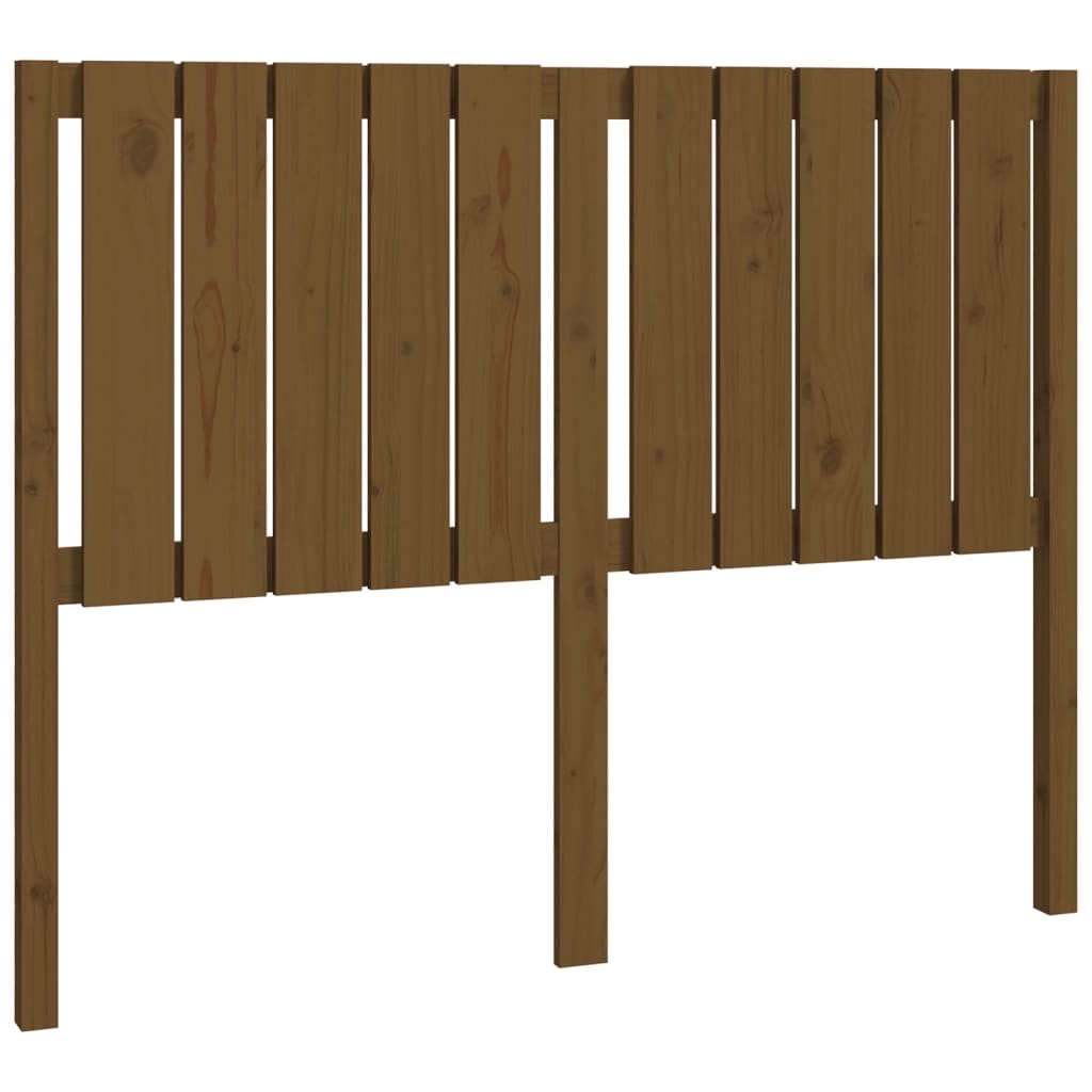 Testiera per Letto ambra 125,5x4x100 cm Legno Massello di Pino