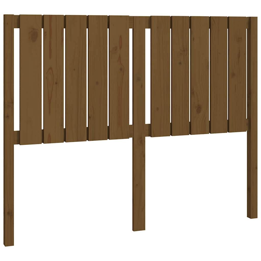 Testiera per Letto ambra 125,5x4x100 cm Legno Massello di Pino