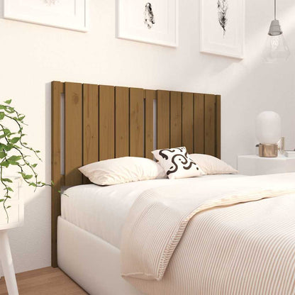 Testiera per Letto ambra 125,5x4x100 cm Legno Massello di Pino