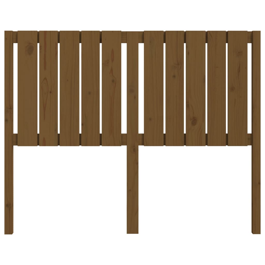 Testiera per Letto ambra 125,5x4x100 cm Legno Massello di Pino