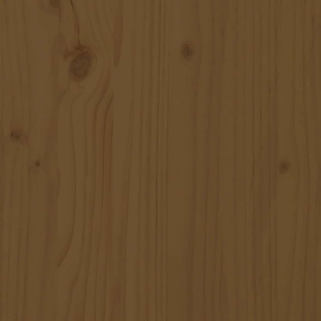 Testiera per Letto ambra 125,5x4x100 cm Legno Massello di Pino