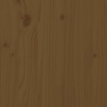 Testiera per Letto ambra 125,5x4x100 cm Legno Massello di Pino