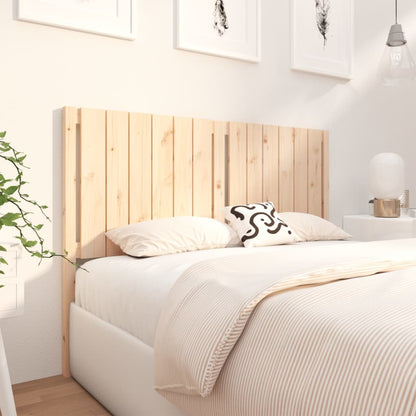 Testiera per Letto 140,5x4x100 cm in Legno Massello di Pino