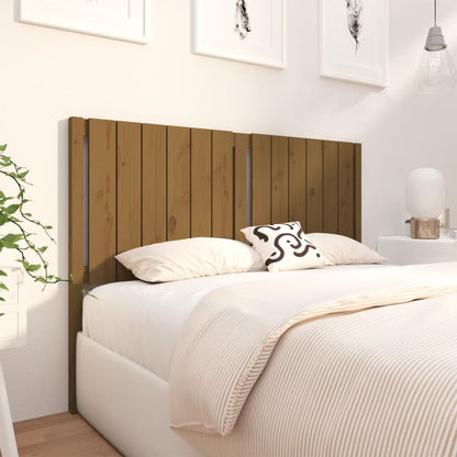 Testiera per Letto ambra 145,5x4x100 cm Legno Massello di Pino