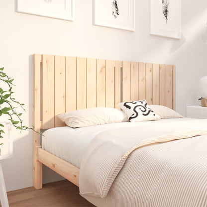 Testiera per Letto 155,5x4x100 cm in Legno Massello di Pino
