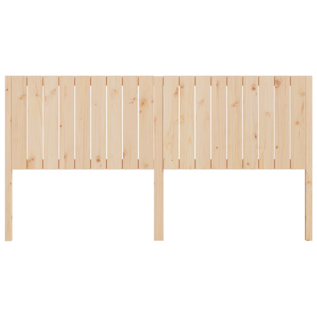 Testiera per Letto 185,5x4x100 cm in Legno Massello di Pino