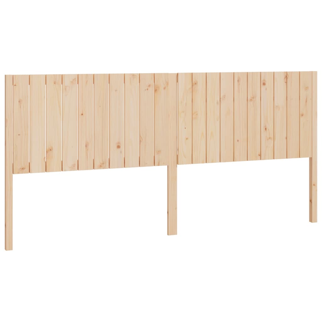 Testiera per Letto 205,5x4x100 cm in Legno Massello di Pino