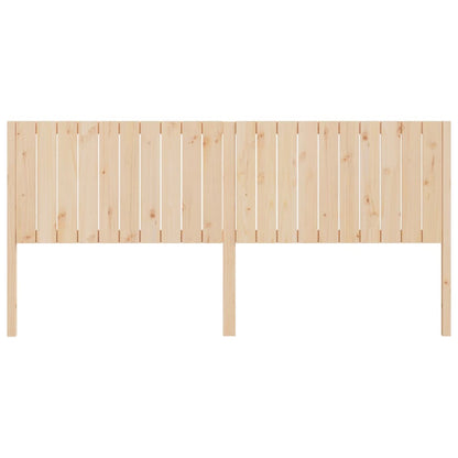 Testiera per Letto 205,5x4x100 cm in Legno Massello di Pino