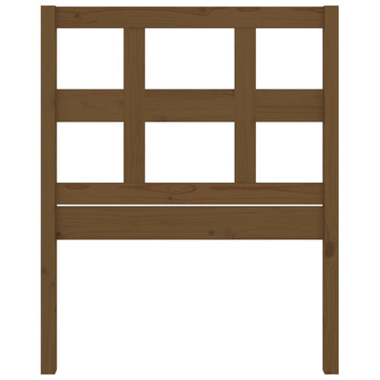 Testiera per Letto ambra 80,5x4x100cm in Legno Massello di Pino