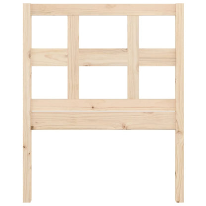 Testiera per Letto 95,5x4x100 cm in Legno Massello di Pino