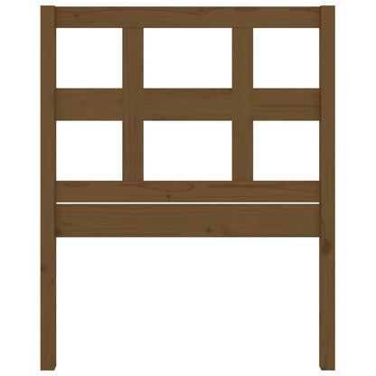 Testiera per Letto ambra 95,5x4x100cm in Legno Massello di Pino