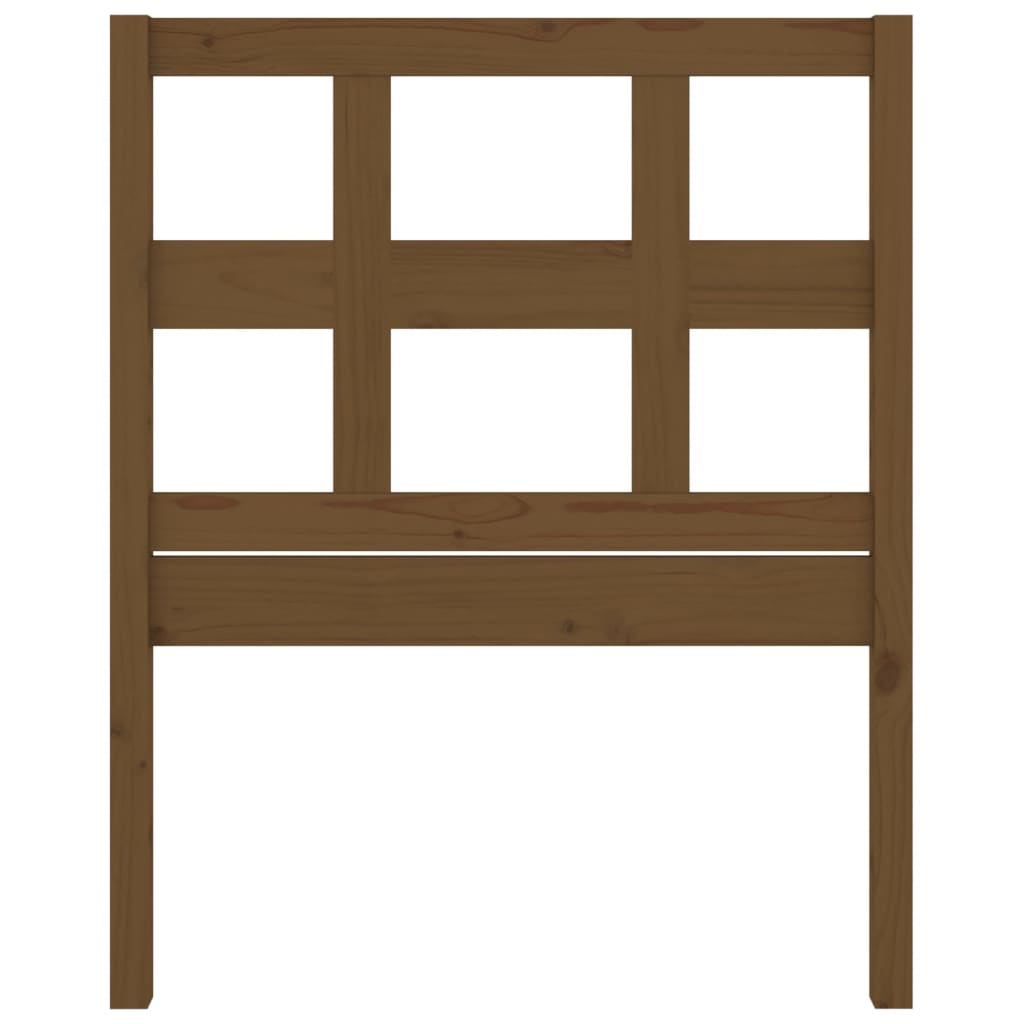 Testiera per Letto ambra 105,5x4x100 cm Legno Massello di Pino