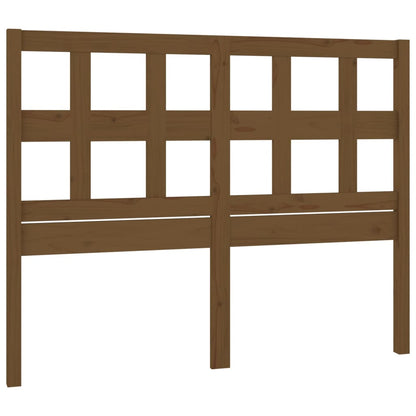 Testiera per Letto ambra 125,5x4x100 cm Legno Massello di Pino