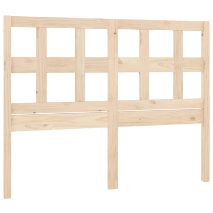 Testiera per Letto 140,5x4x100 cm in Legno Massello di Pino