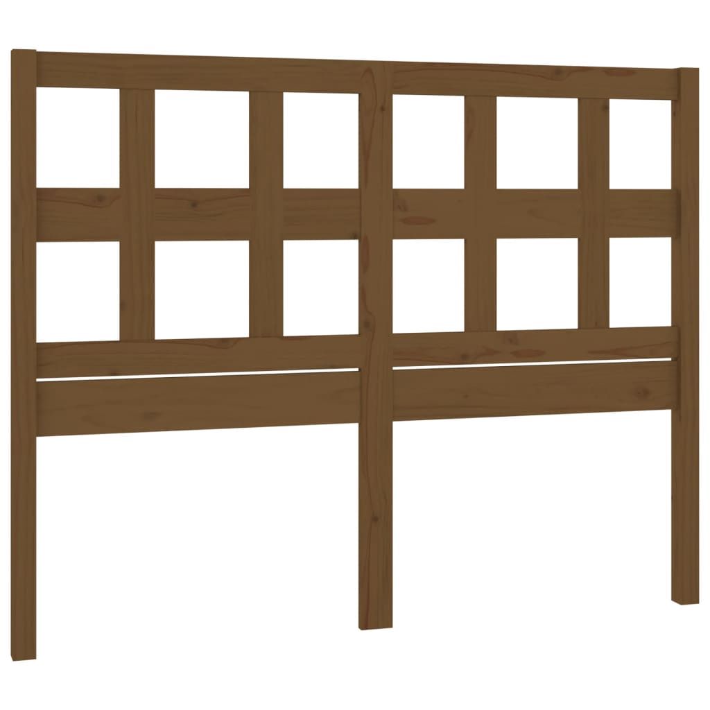 Testiera per Letto Marrone ambra 145,5x4x100cm in Pino Massello