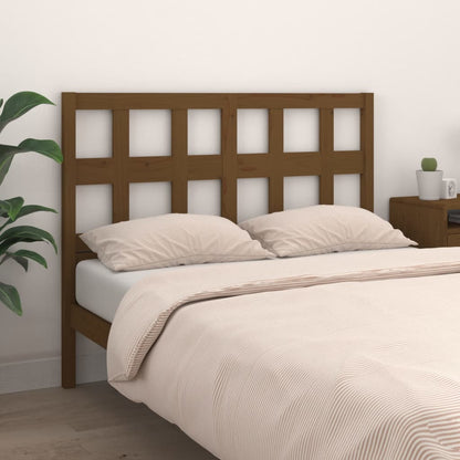 Testiera per Letto ambra 165,5x4x100 cm Legno Massello di Pino