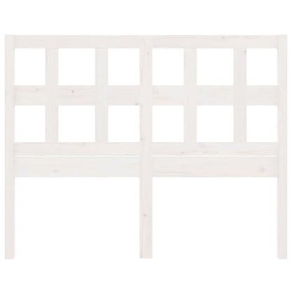Testiera per Letto Bianca 185,5x4x100 cm Legno Massello di Pino