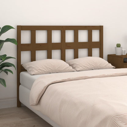 Testiera per Letto ambra 185,5x4x100 cm Legno Massello di Pino