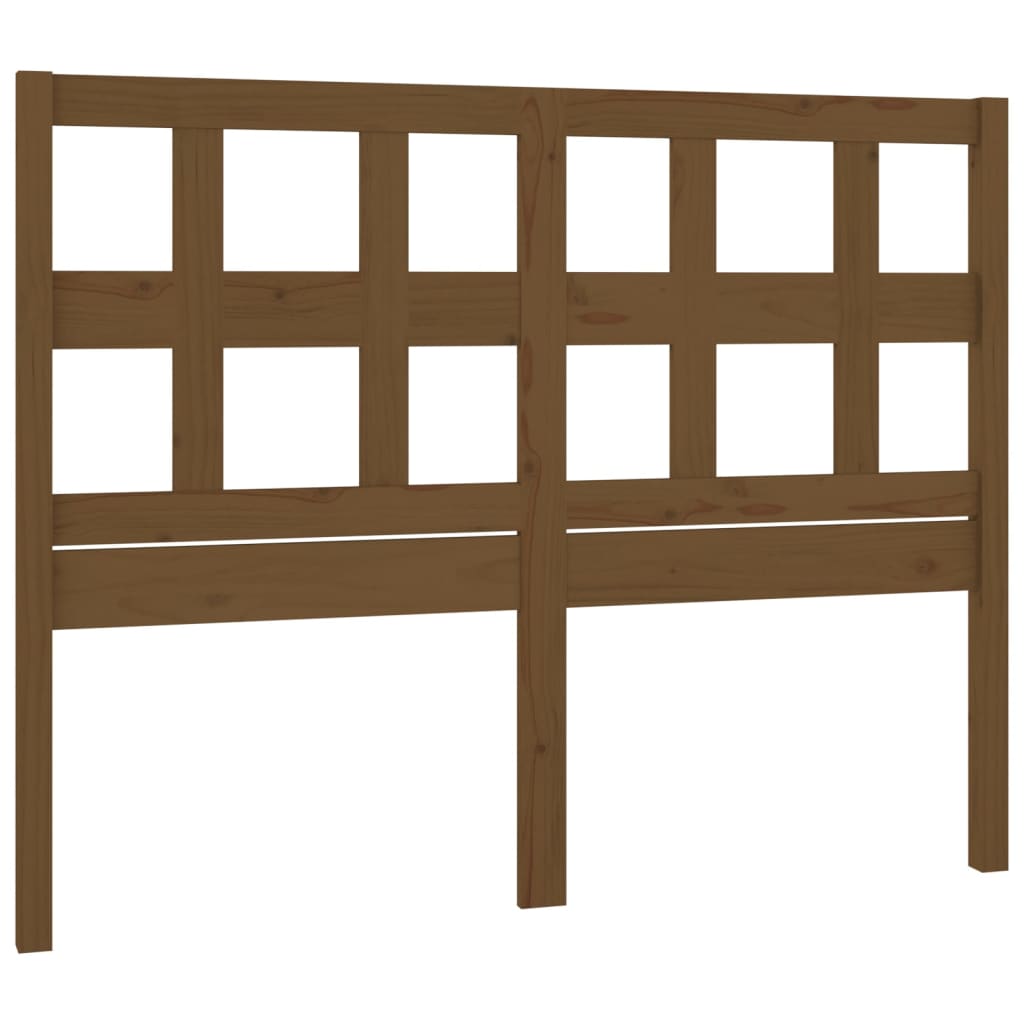 Testiera Letto ambra 205,5x4x100 cm in Legno Massello di Pino