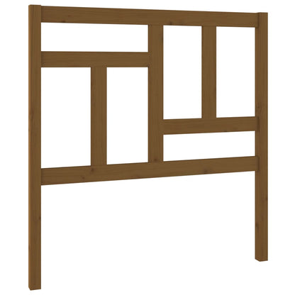 Testiera per Letto ambra 80,5x4x100cm in Legno Massello di Pino
