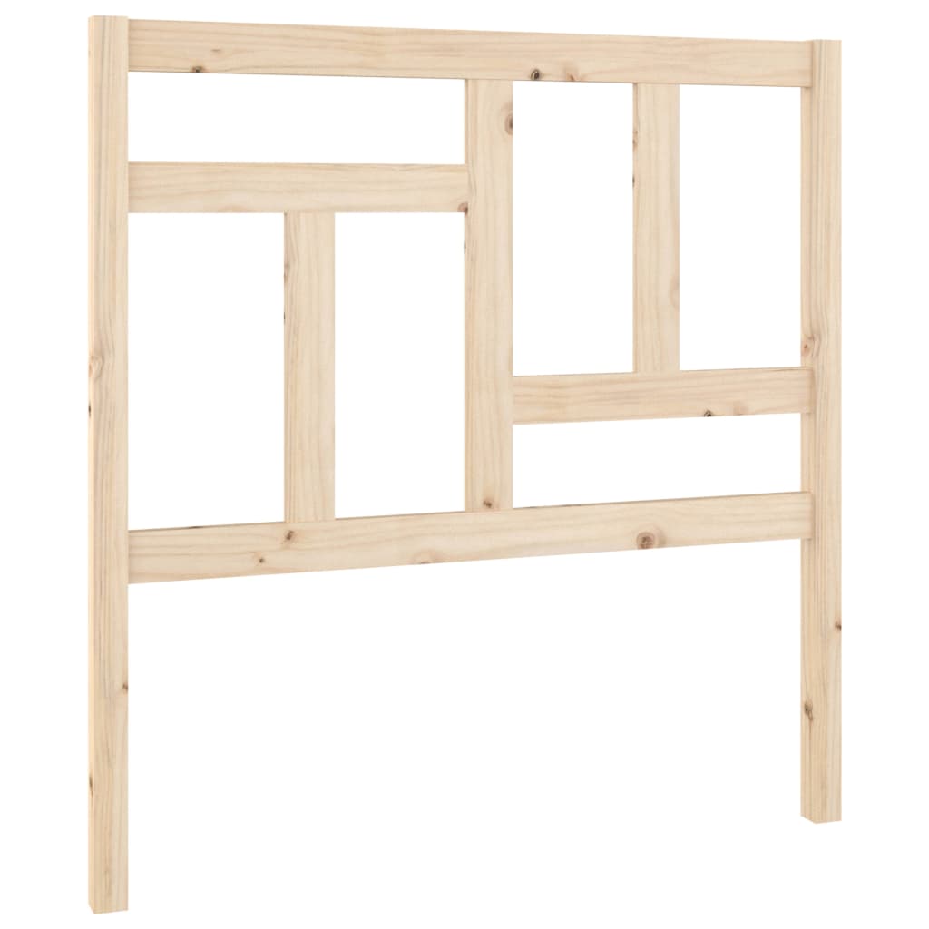 Testiera per Letto 95,5x4x100 cm Legno Massello di Pino