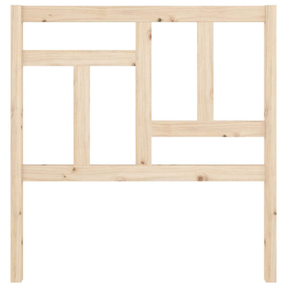 Testiera per Letto 95,5x4x100 cm Legno Massello di Pino