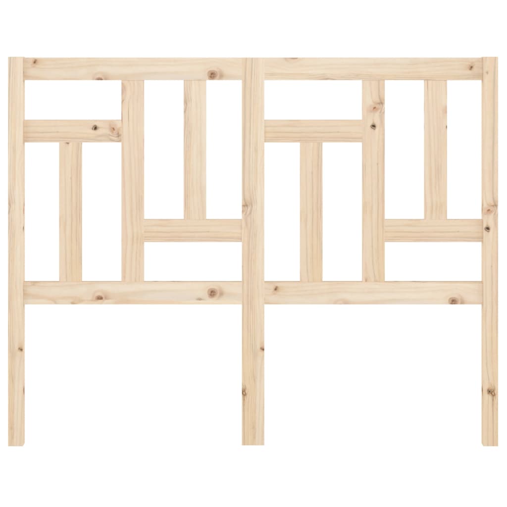 Testiera Letto 125,5x4x100 cm in Legno Massello di Pino