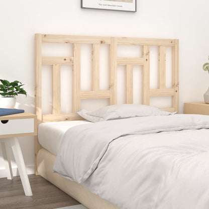 Testiera Letto 125,5x4x100 cm in Legno Massello di Pino