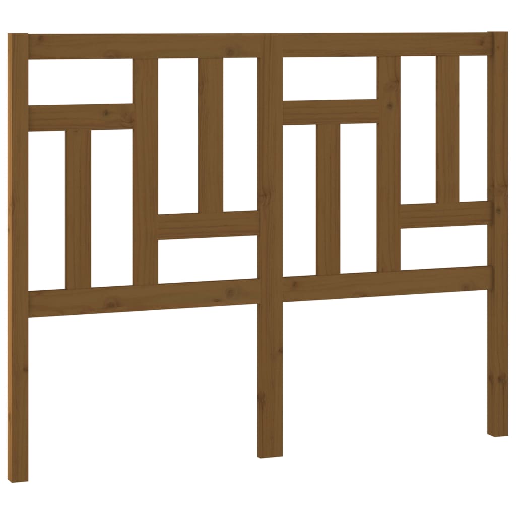 Testiera per Letto ambra 125,5x4x100 cm Legno Massello di Pino
