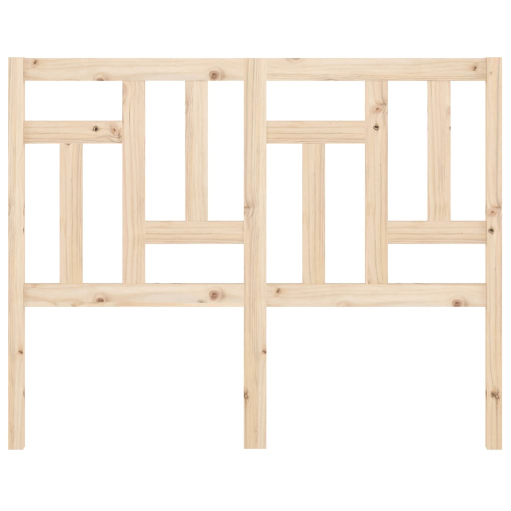Testiera per Letto 145,5x4x100 cm Legno Massello di Pino