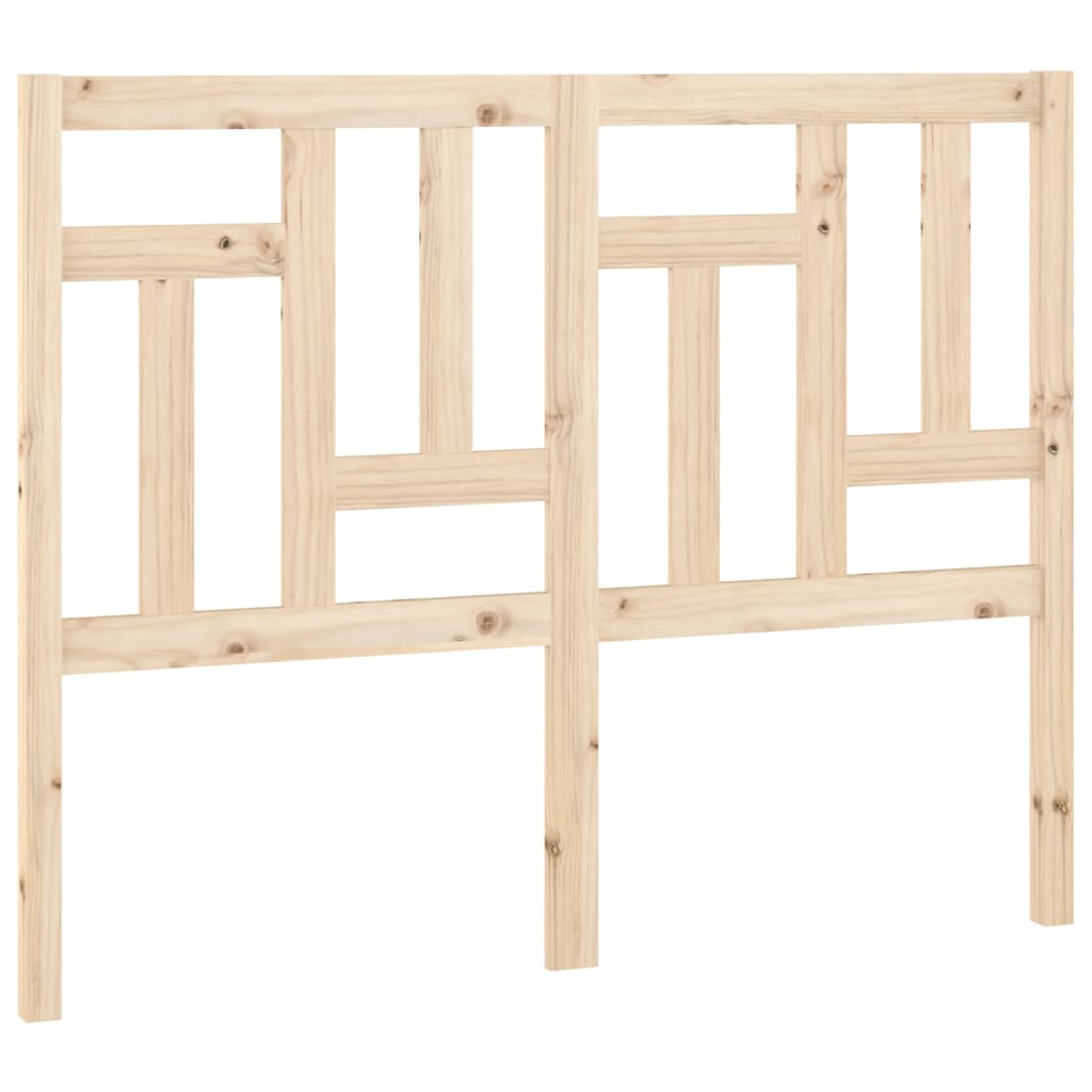 Testiera per Letto 185,5x4x100 cm Legno Massello di Pino