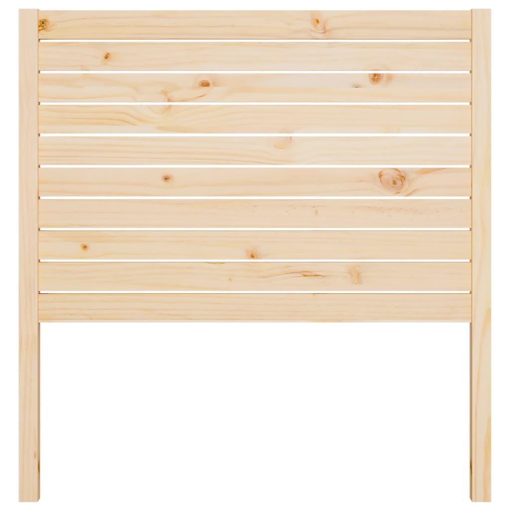 Testiera per Letto 81x4x100 cm in Legno Massello di Pino
